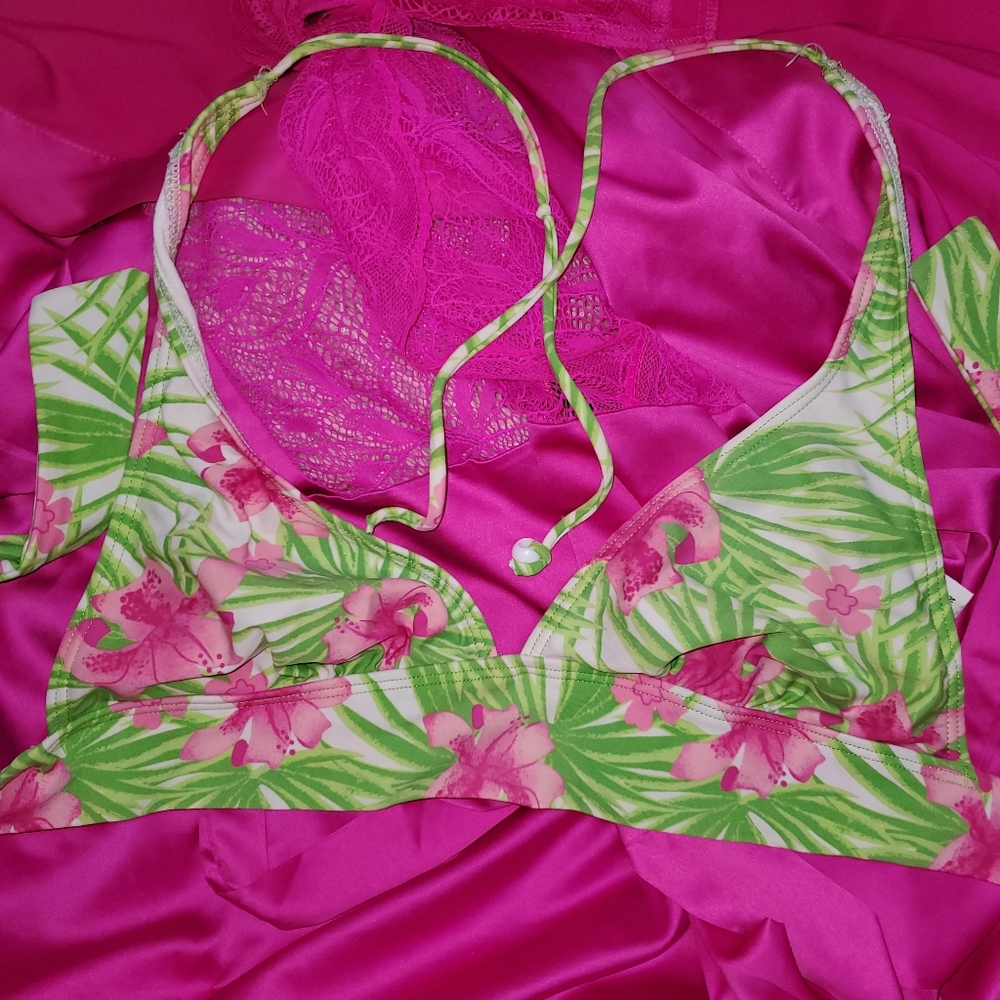 Floral Swim Bikini Top